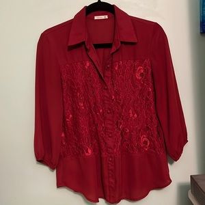 Maroon Blouse